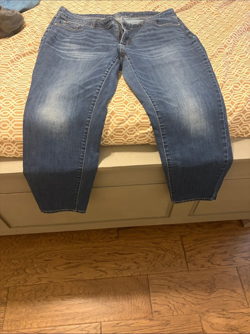 St. John's Bay Women's Skinny Jeans in Blue Wash